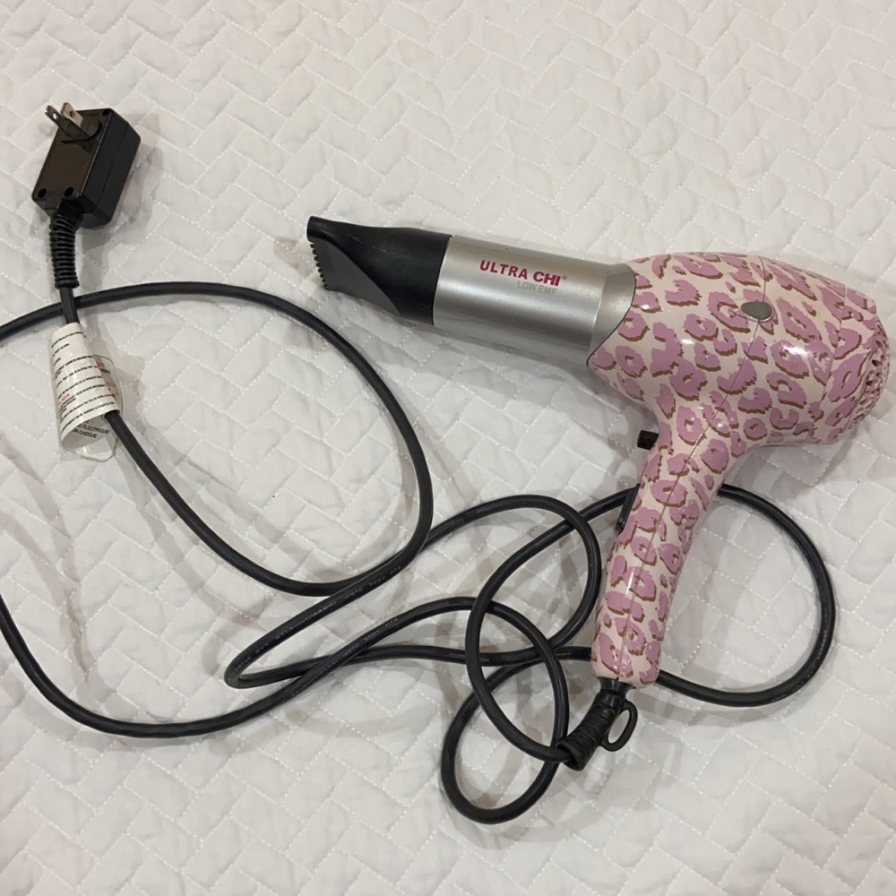 Chi leopard hair dryer